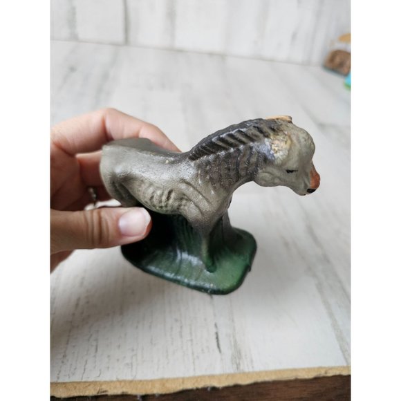 Vintage donkey nativity figurine statue decor Xmas as is - Picture 6 of 10